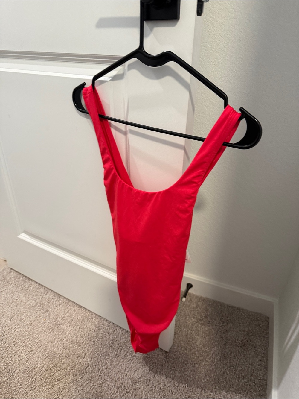 Speedo Neon Pink Scoop-Back One-Piece Swimsuit